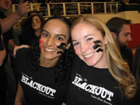 Friends at Basketball